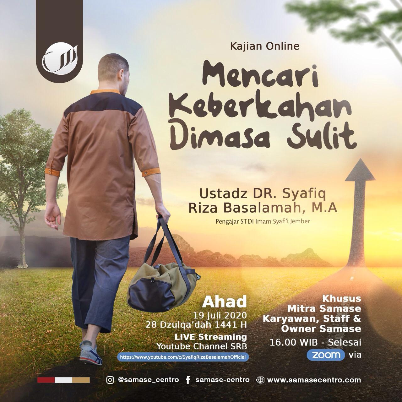 Poster Mencari Keberkahan Di Masa Sulit